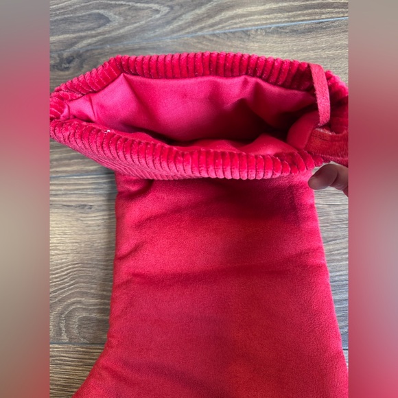 Red Snowflake Stocking - Picture 4 of 4